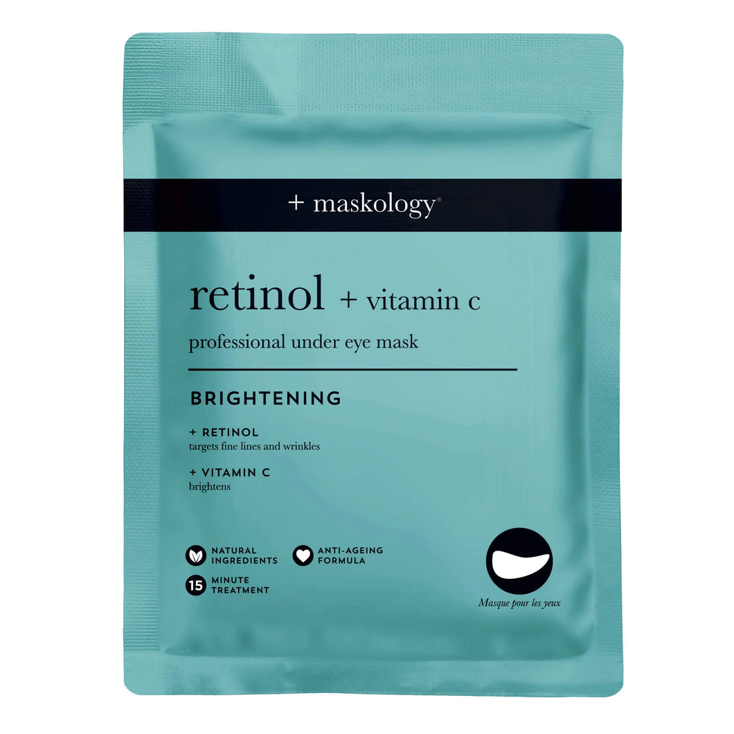 Maskology Retinol + Vitamin-C Professional Under Eye Mask